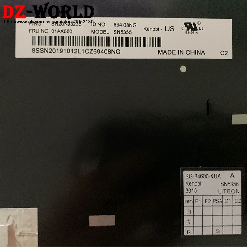 Новая клавиатура на английском языке для Lenovo Thinkpad E470 E470C E475 Laptop 01AX080 | Компьютеры и