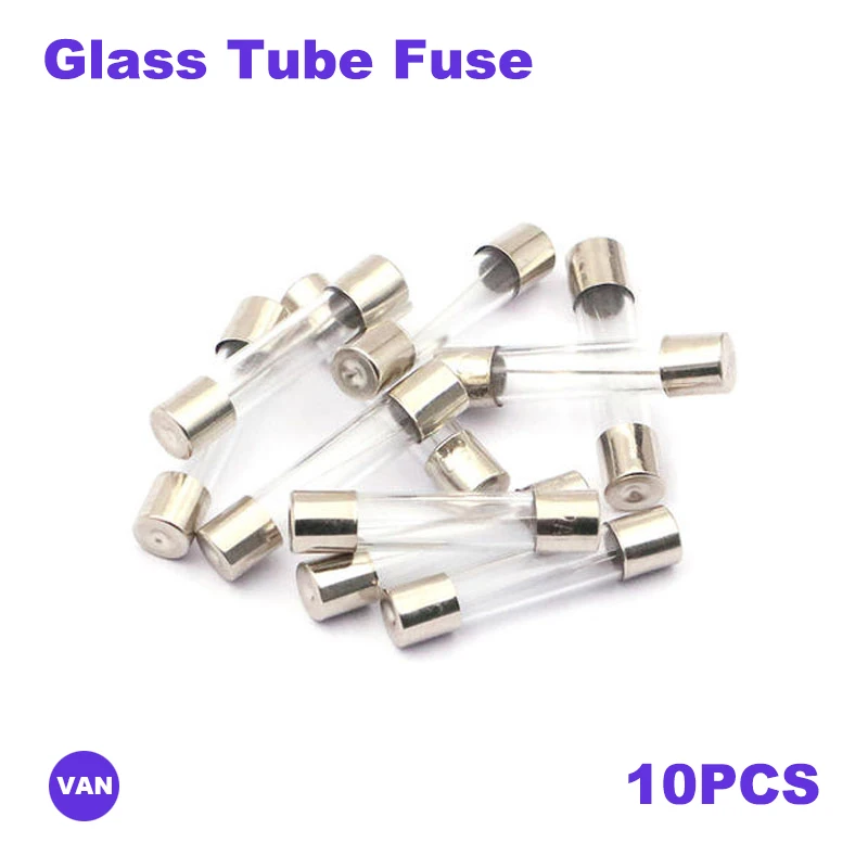 

10pcs/lot Free Shipping One Sell 5x20mm、6x30mm Fast Blow Glass Tube Fuses 250V 0.5 1 2 3 4 5 6 8 10 15 20 25 30 A AMP Fuse