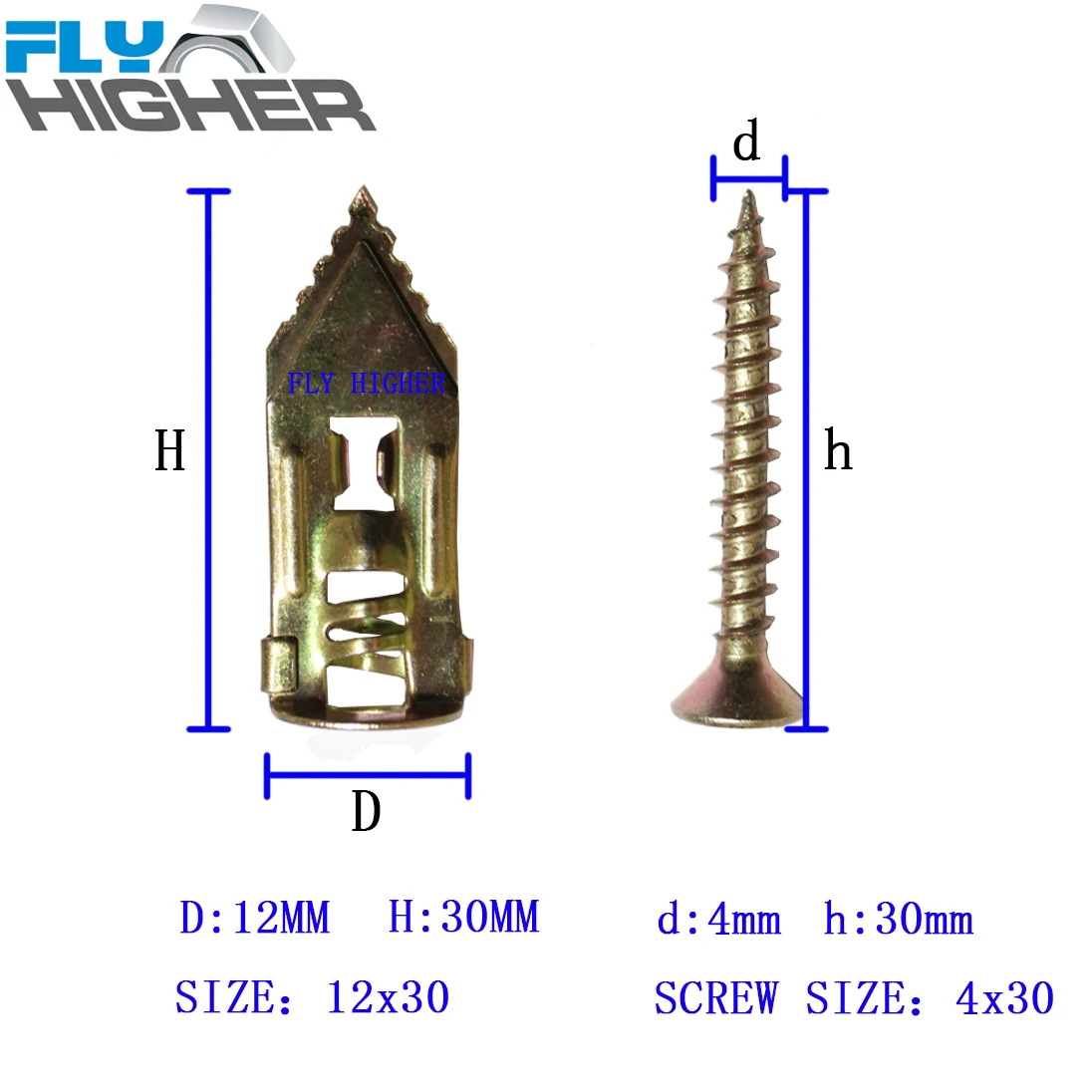 Новый гвоздевой гипсокартона крепления/Безопасность анкерные гвозди для якорь