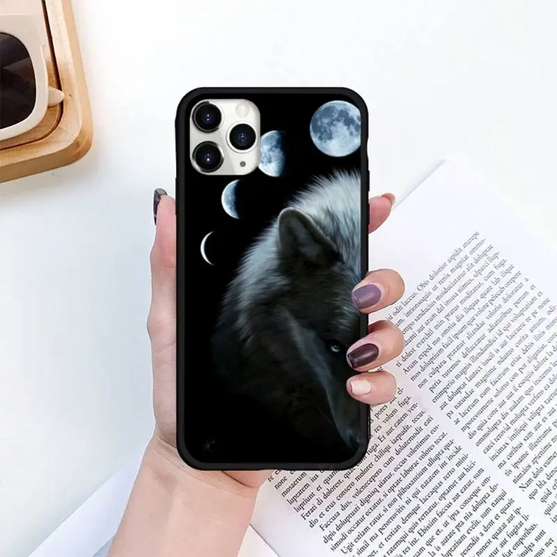 

angry Animal wolf Face Phone Case for iPhone 11 12 pro XS MAX 8 7 6 6S Plus X 5S SE 2020 XR mini