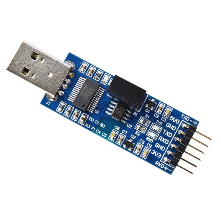 USB для последовательного порта Золотой TTL UART модуля FT232RL с изоляцией напряжения