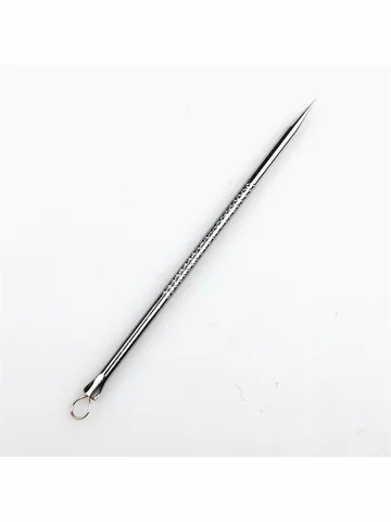 120 мм серебряный экстрактор для удаления угрей, комедонов, прыщей, прыщей, удаления пятен, нержавеющие иглы, очиститель пор, уход, косметические инструменты