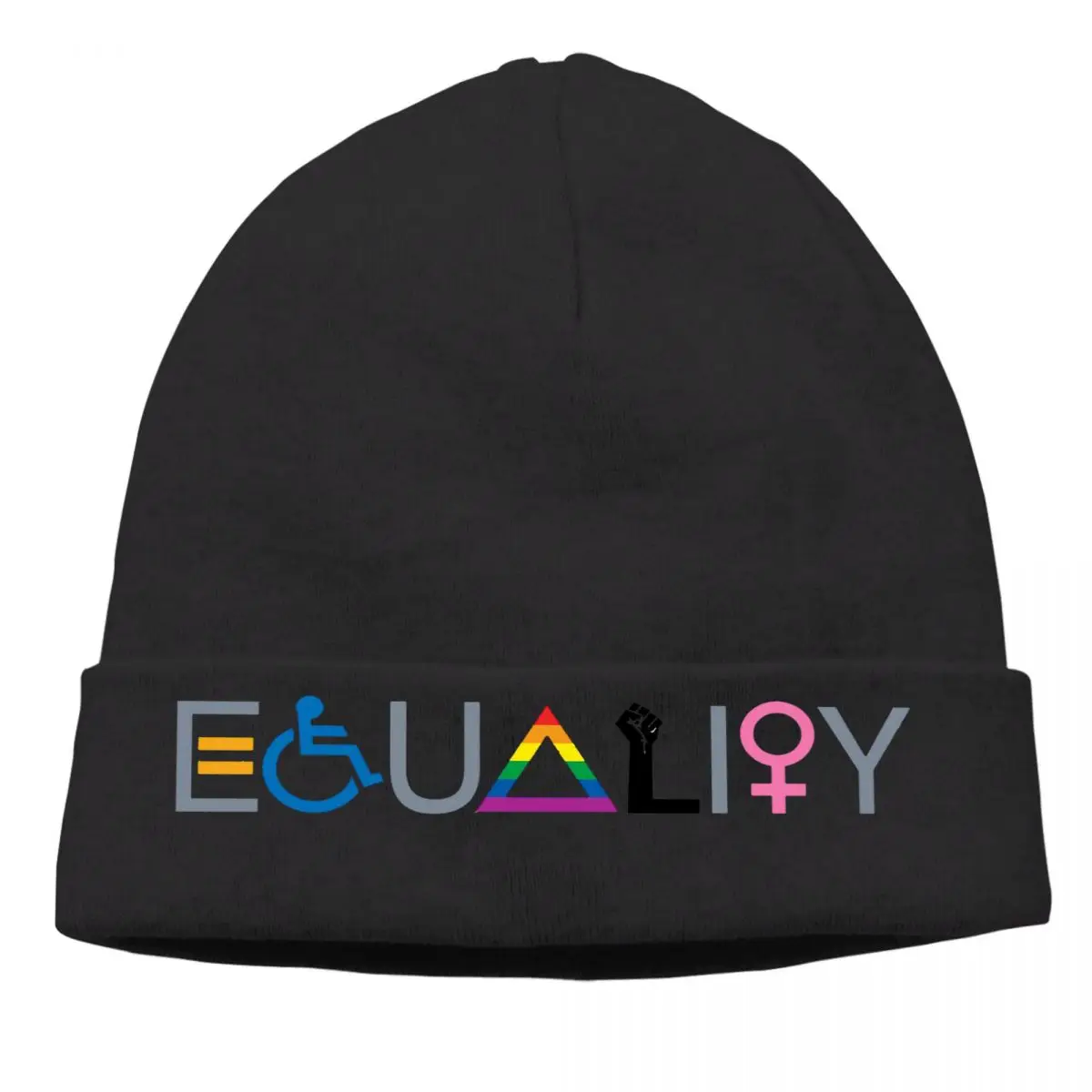 

Bonnet Pride LGBT Gay Love Art Cycling Knitting Hat Equality Winter Warm Design Skullies Beanies Caps