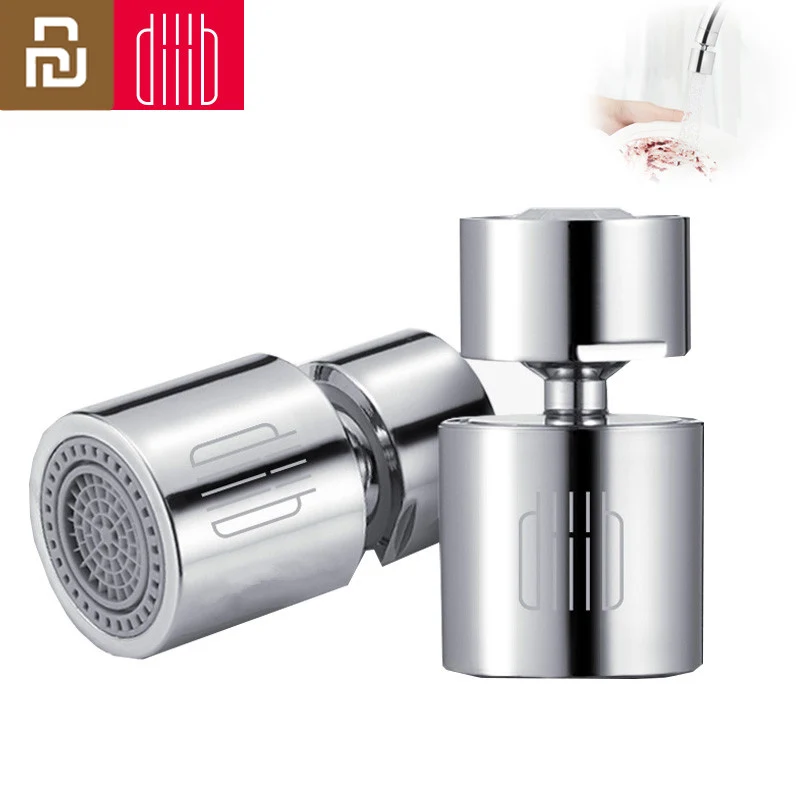  Youpin Diiib Kitchen Faucet Aerator Water Tap Nozzle Bubbler Water Saving Filter 360 Degree Double Function 2 Flow Splash proof 