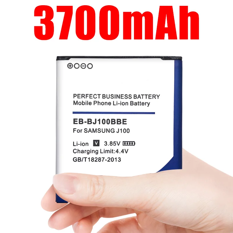 Аккумулятор емкостью 3700 мАч для Samsung Galaxy J100 J100F J100H J100M|Аккумуляторы мобильных