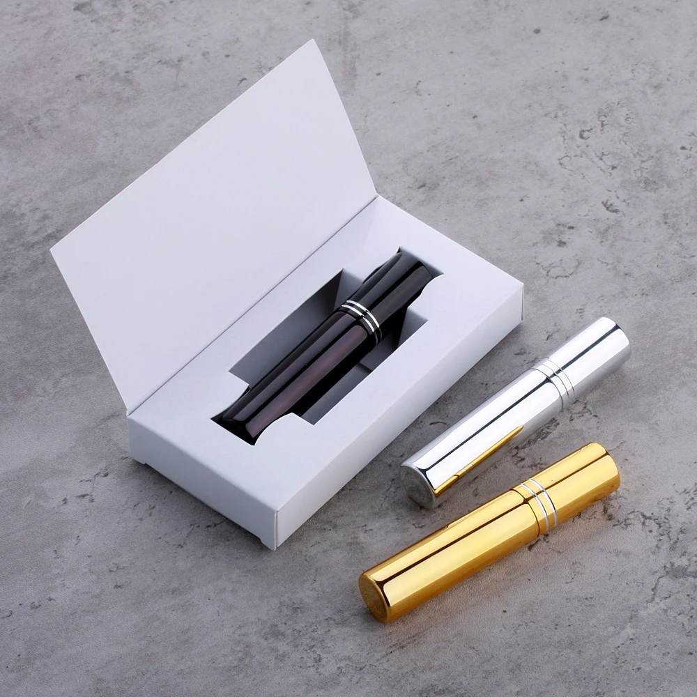 

50 Pcs/Lot 10ml Spray Perfume Bottle With Packing Box Atomizer Empty Bottle Portable Travel Gift Cosmetic Container