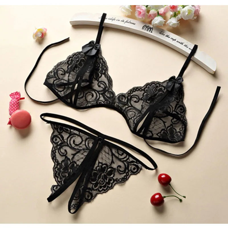 Кружевные сексуальные костюмы Прозрачное нижнее белье сексуальное горячее