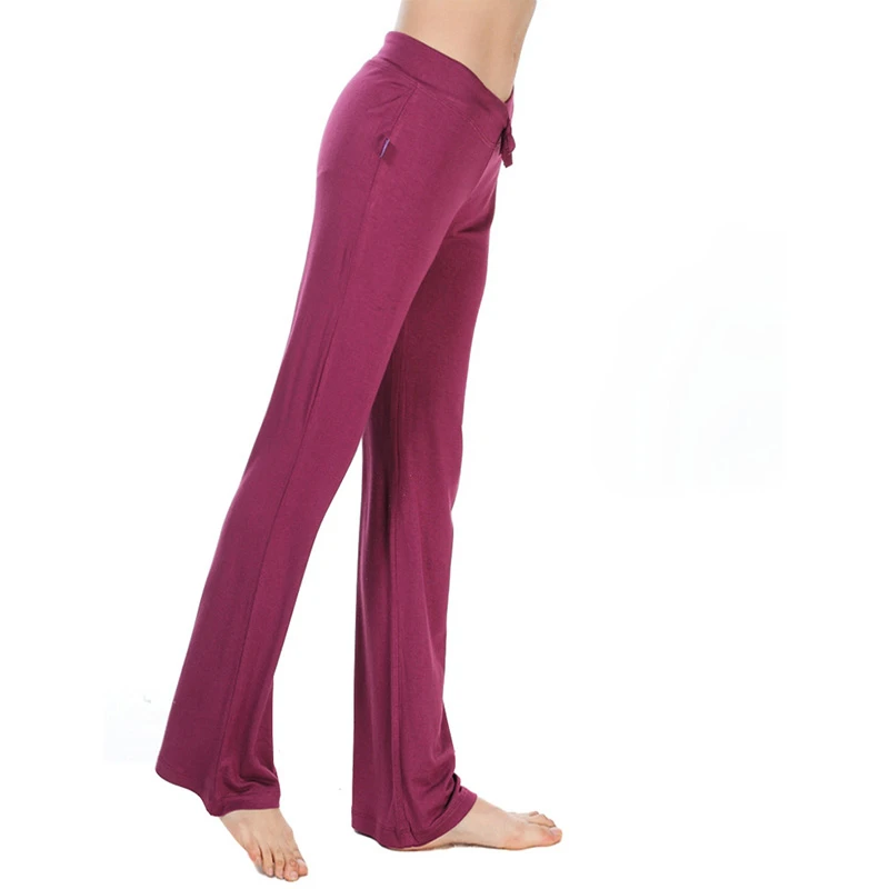 Дышащие спортивные Леггинсы с широкими штанинами для фитнеса женские эластичные