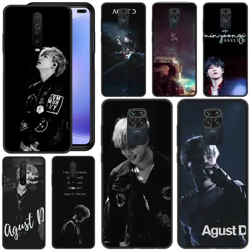 

Agust D suga king Phone Case For Redmi 5 6 Plus K 7 8 9 20 30 X A Pro Note 4 5 6 7 8 9 S X A Phone Cover Coque