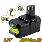 100% Оригинальный литий-ионный аккумулятор 18 в 28000 мАч для Ryobi Hot P108 RB18L40, аккумулятор для электроинструмента Ryobi ONE