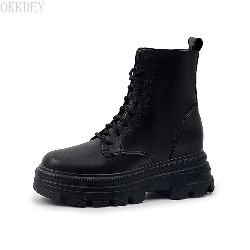 

Женские полуботинки YSHUNIJ, невидимые полуботинки в британском стиле, увеличивают рост 8 см, на весну и осень, 2020