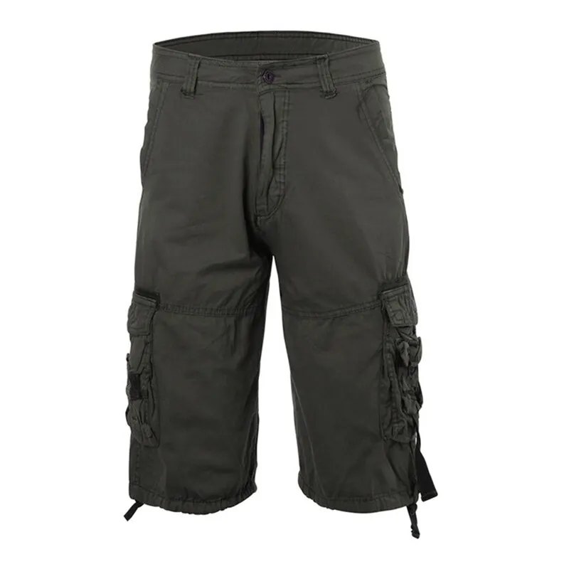 

New Men Camouflage Cargo Shorts 2020 New Casual Shorts Male Loose Workout Shorts Man Military Short Pants Plus Size No Belt