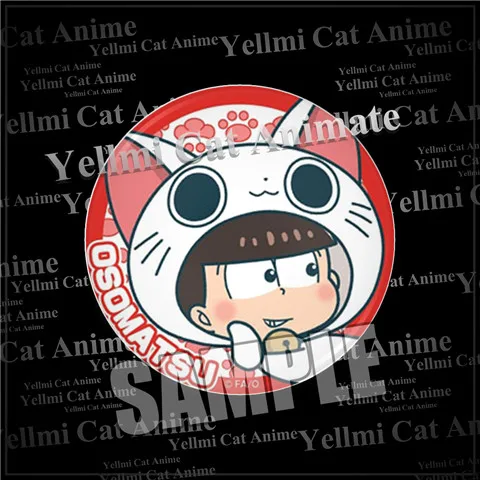 1 шт. 58 мм Osomatsu San Karamatsu Todomatsu Animal Baby Ver. Значки броши булавки | Украшения и аксессуары