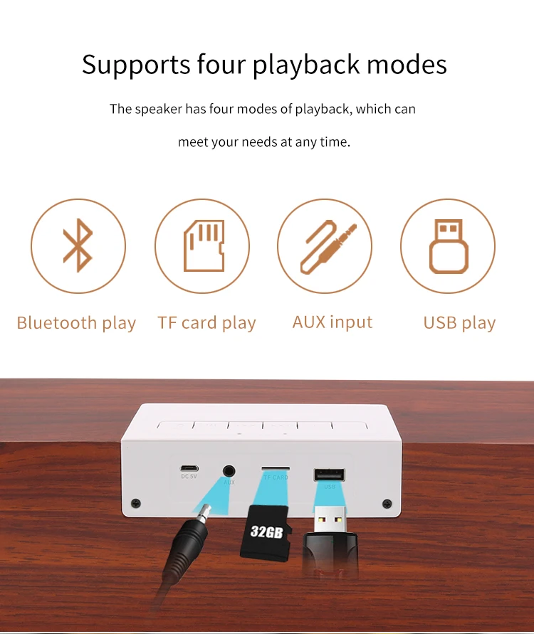 NBY 5590 портативный bluetooth-динамик 20 Вт система звуковая система 3D стерео музыка объемный сабвуфер беспроводной динамик s для компьютера