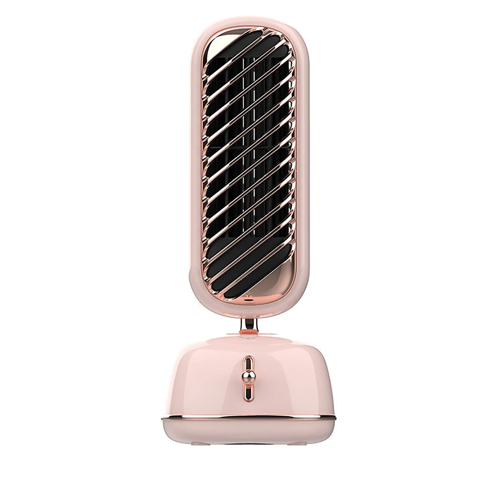 

2 In 1 Mist Fan Retro Humidification Tower Fan USB Charging Desktop Moisturizing Humidifier Mute Air Conditioner Humidifier #1