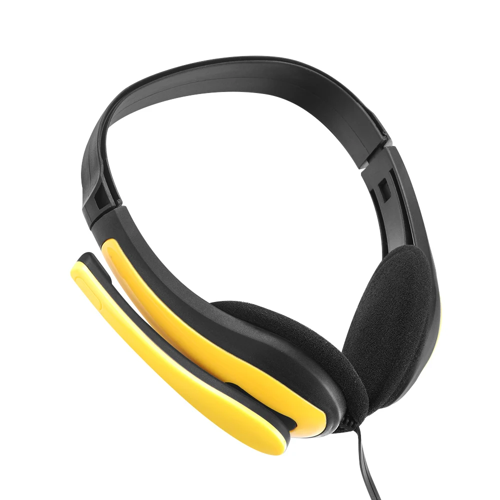 1 шт. шумоподавляющая стереогарнитура с микрофоном 3 5 мм | Электроника