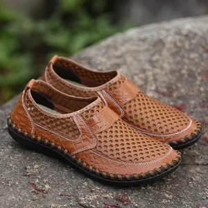 Мужские лоферы для отдыха, дышащая сетчатая обувь для бега, легкая обувь для бега на открытом воздухе и ходьбы, удобные спортивные кроссовки