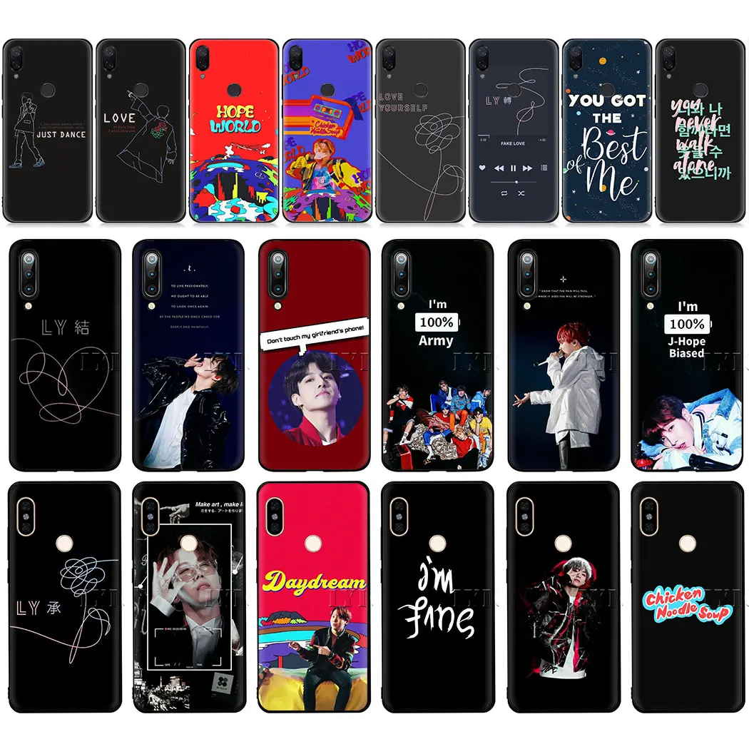 Мягкий чехол kpop j hope для телефона Xiaomi Mi 6 8 9 SE A2 Lite A1 5X 6X F1 MAX 3 9T чехол|Бамперы| |
