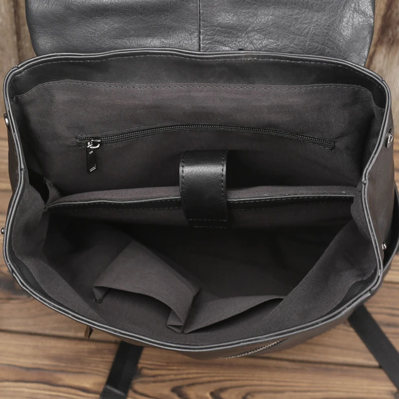 2019 рюкзак из натуральной кожи для мужчин мужские винтажные дорожные рюкзаки на