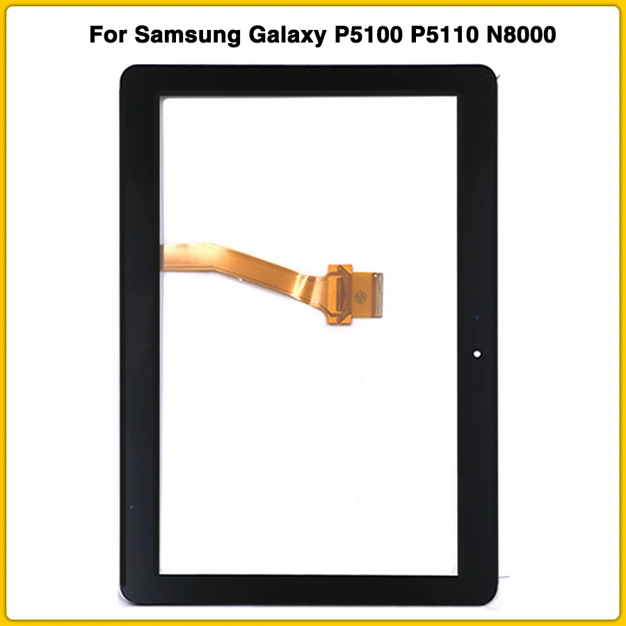Сенсорный экран для samsung Galaxy Tab 2 GT-P5100 P5100 P5110 N8000 10,1 ''Сенсорная панель дигитайзер Сенсорная ЖК-Панель переднее стекло