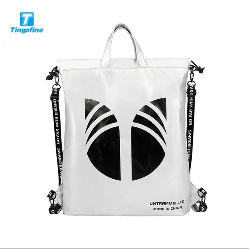 

Рюкзак Tingofine из искусственной кожи для мужчин и женщин, 2021, вместительный водонепроницаемый рюкзак для ноутбука, уличная дорожная сумка, сту...