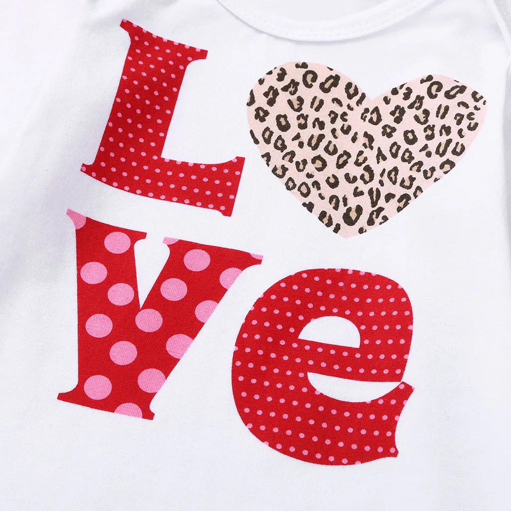 2019 г. Одежда для маленьких девочек леопардовые малышей и комбинезон с надписью