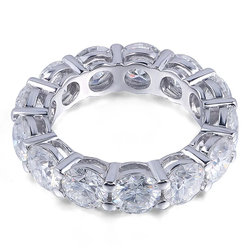 6mm stone Choucong 22 стиля массивное кольцо 5А Циркон cz 925 пробы серебро обручальное кольцо кольца для мужчин и женщин вечерние ювелирные изделия - Цвет основного камня: 6mm stone