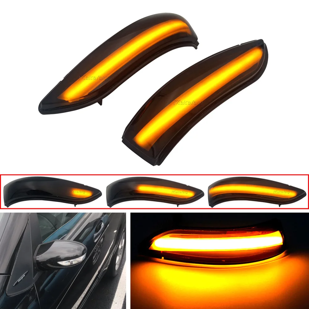 

2X Flashing Water Dynamic Blinker LED Turn Signal Side Mirror Light Facelift For Mercedes Benz A B Class W169 W245 2004-2008