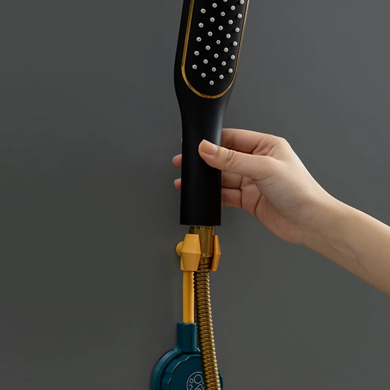 

Universal Adjustable Shower Bracket 360 Swivel Wall Mount Punch-free Rack Home Bathroom Supplies Waterproof REME889