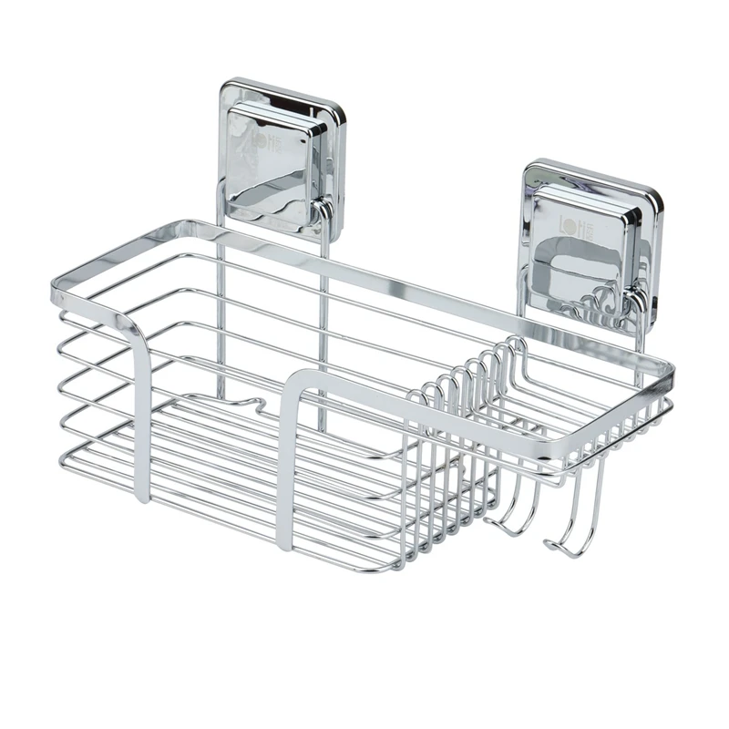 

Shower Caddy Basket Adhesive Shower Shelf For Wall Stainless Steel, Rust Proof Bathroom Shelf Bathroom Organizer