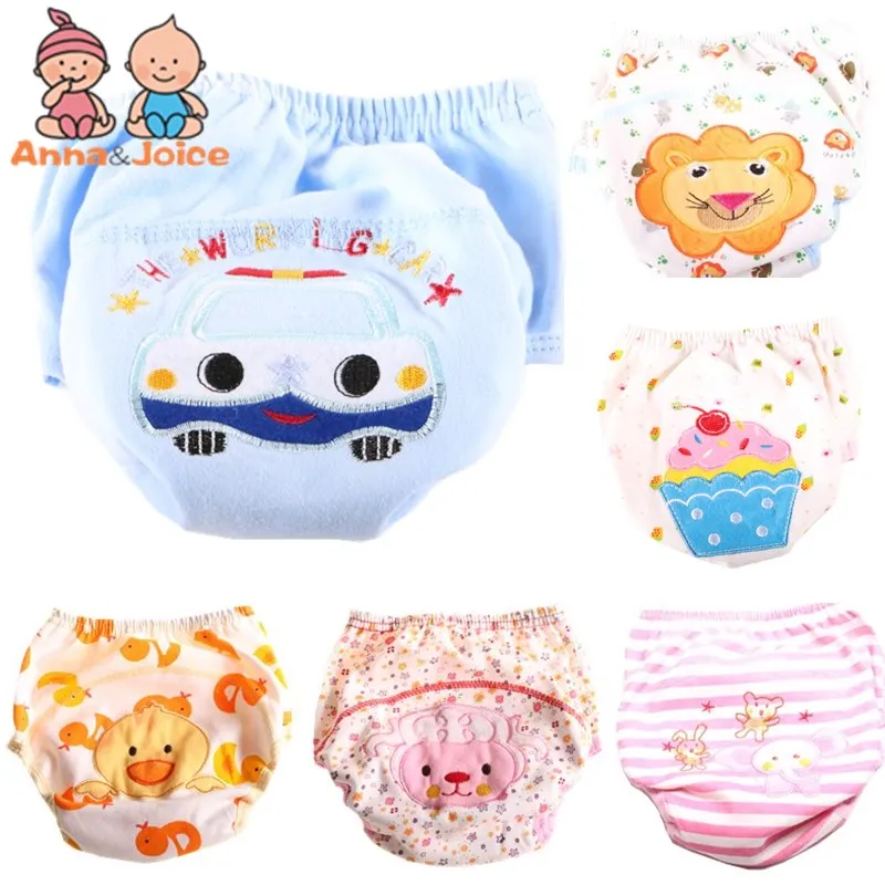 30pcs/Lot Baby Diapers/Children Underwear/Reusable Training Pants 90/100