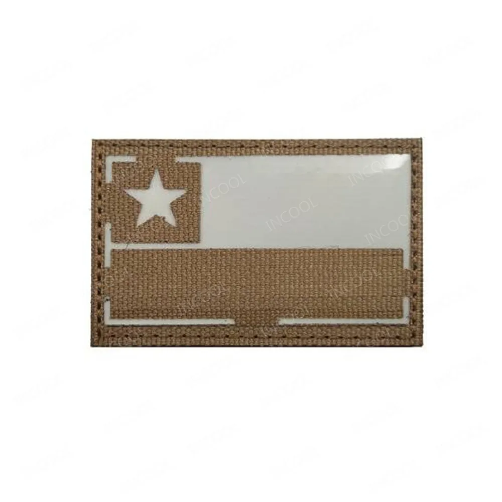 3D Чили Флаг ИК светоотражающий заплата вышивки Тактический эмблемы значки