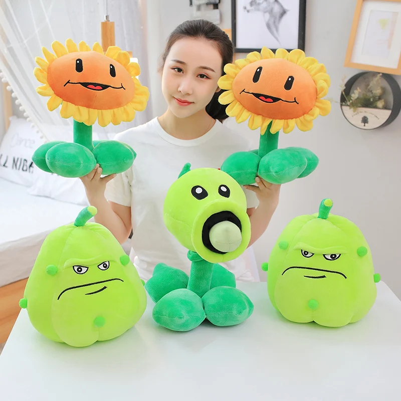 

30CM Hot Selling Plush Toys Plants vs. Zombies Sun Flower Pillow Creative Home Decoration Funny Baby Animal Valentine’s Day Gift