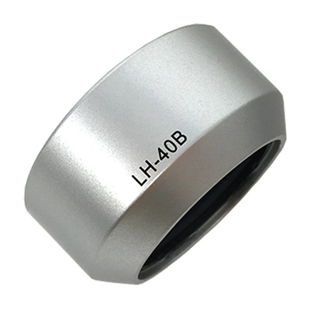 LH40B Practical 1:1.8 Camera Accessories Lens Hood Replacement Easy Install Solid Professional 45mm For Olympus M.ZUIKO DIGITAL |