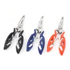 Рыболовные плоскогубцы, ножницы для оплетки лески, приманки, крючков, снасти, инструмент для резки рыбы, многофункциональные ножницы