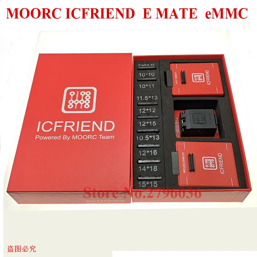 MOORC ICFRIEND Z3X легкий Jtag Plus E Mate eMMC BGA 13 в 1 X ISP NAND адаптер гнезда | Мобильные телефоны и