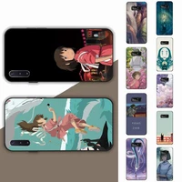 cartoon cute funny spirited away no face man phone case for samsung note 5 7 8 9 10 20 pro plus lite ultra a21 12 72