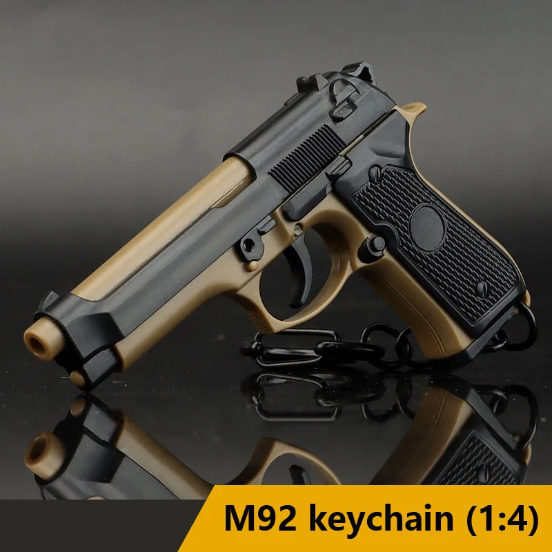 

1:4 Detachable G45 1911 M92 Model Tactical Pistol Shape Keychain Weapon Keyring Portable Backpack Decorations Ornaments For Gift