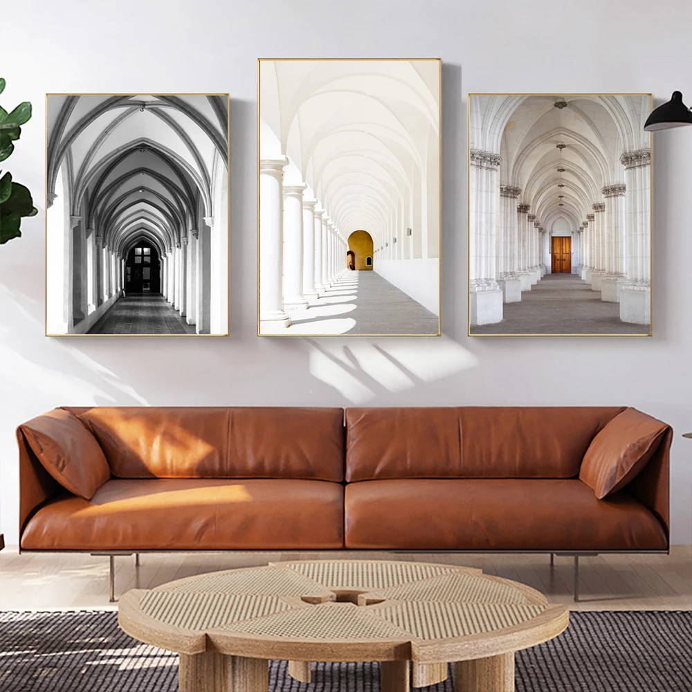 Картина на холсте арки исламские принты плакаты Марокканская Арка мусульманская