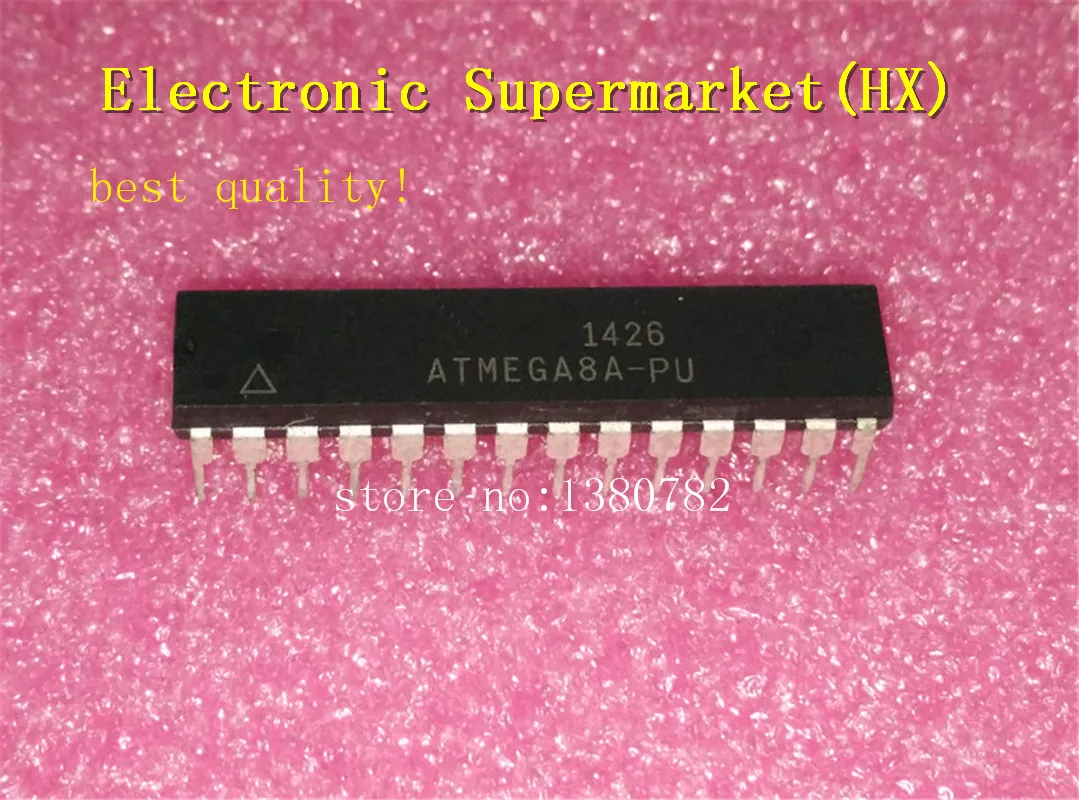 Бесплатная доставка 10 шт./лот ATMEGA8A PU DIP 28 новый оригинальный IC в наличии!|lot lot|lot