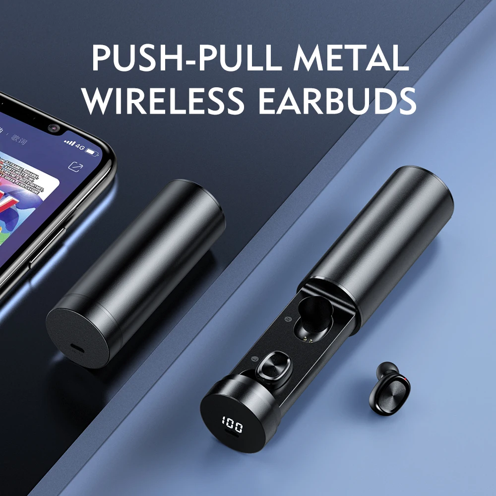TWS-наушники с поддержкой Bluetooth 5 0 и ЖК-дисплеем |
