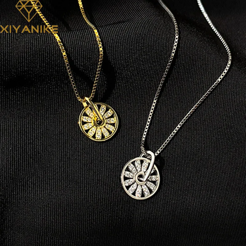 Женское Винтажное колье с компасом из серебра 925 пробы | Украшения и аксессуары