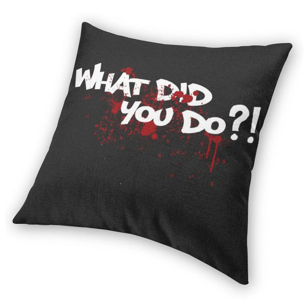 Throw Pillows Case What did you do ! White logo sofa decorative pillow cushions cover | Дом и сад