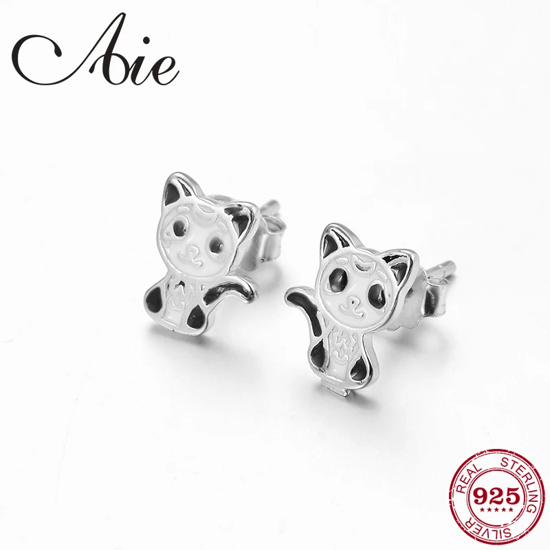 Новые 100% Аутентичные 925 стерлингового серебра прекрасный кот для женщин подарок