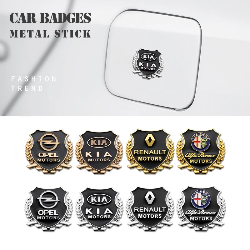 2 шт. 3D металлический автомобильный Стайлинг Боковая дверь эмблема значок