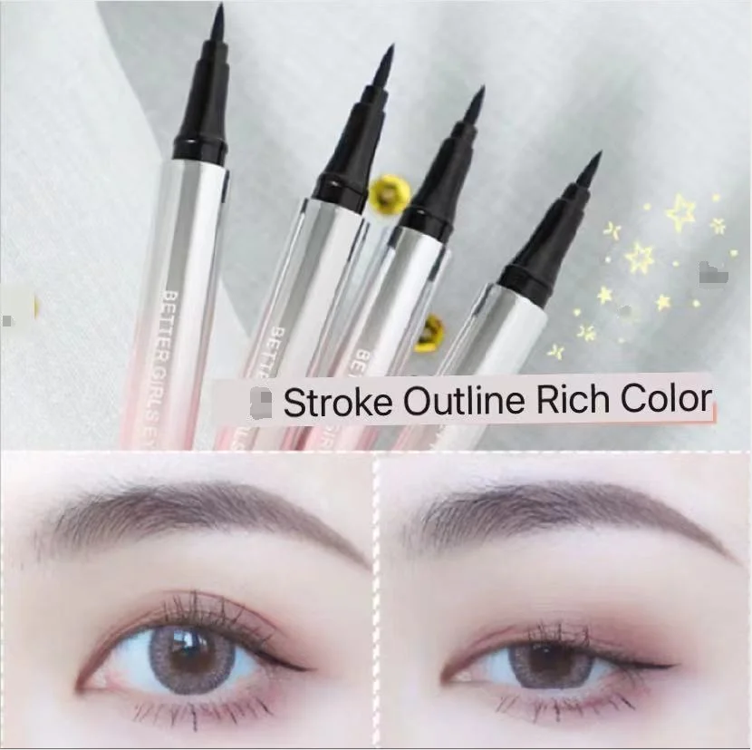 

AUQUEST Diamond Crown Black Eyeliner, Waterproof, Sweat-proof, Long-lasting Non-smudge Quick-drying Liquid Eyeliner Pen