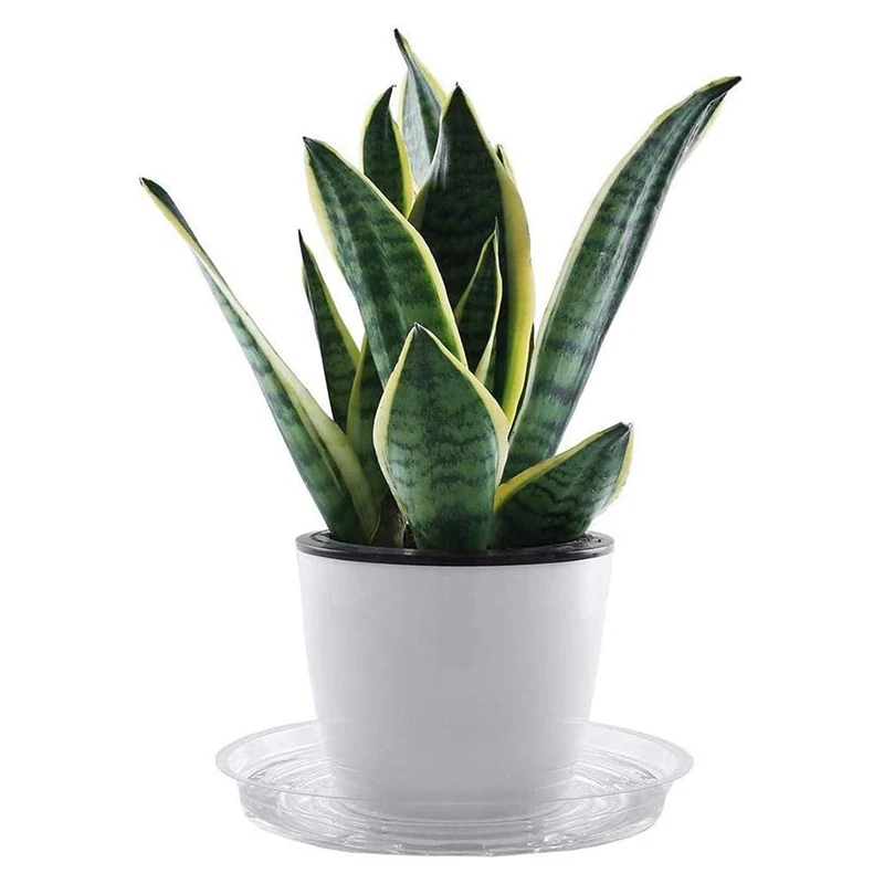 

Clear Plant Saucers Excellent Transparent Drip Tray Flower Pot Mat with Vertical Hanging Garden Flower Pots