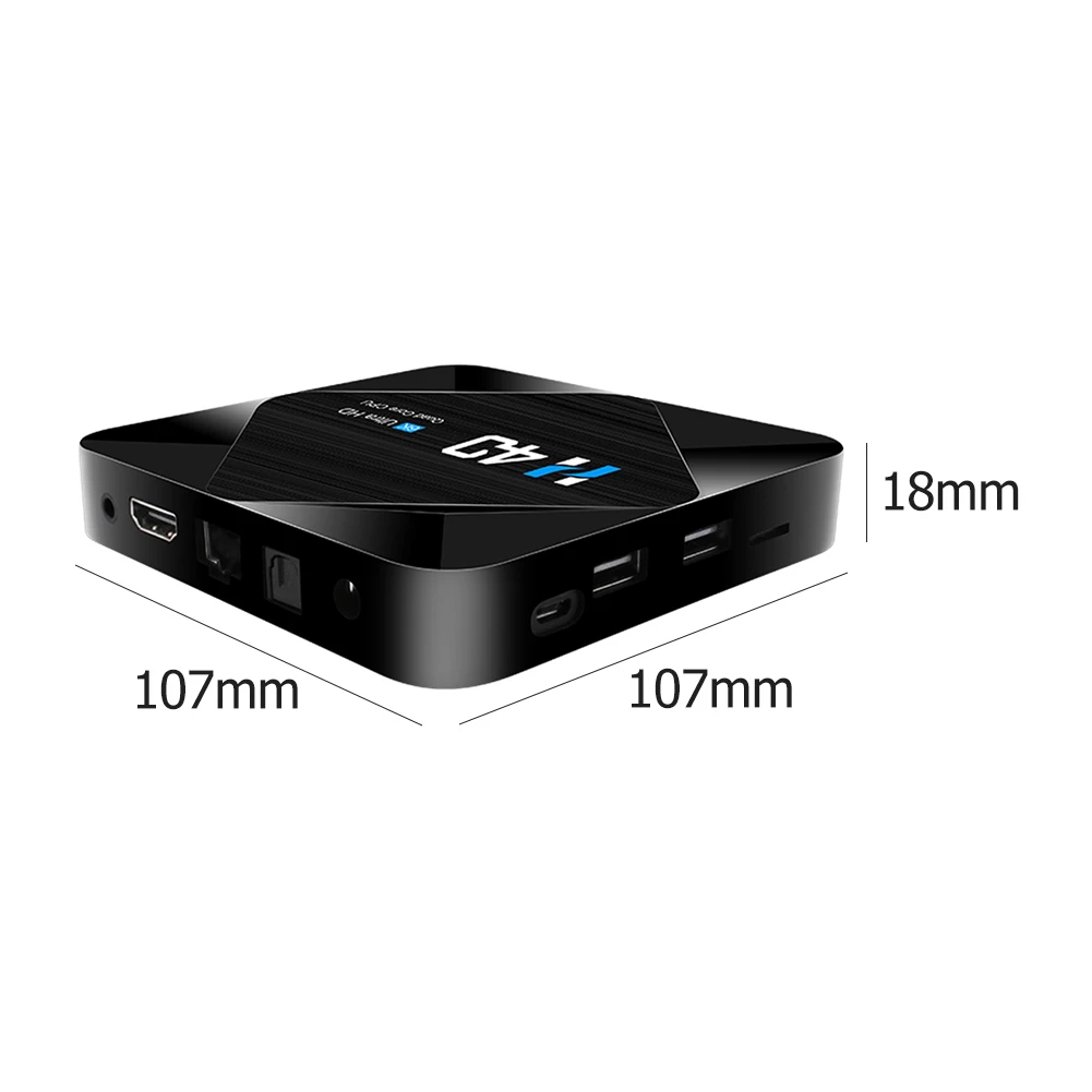 

Quad Core H616 Android 10 Set Top Box 4GB 32GB 2.4/5GHz WiFi Media Player Google Voice Assistant 4.0 Smart 4kHD TV Box