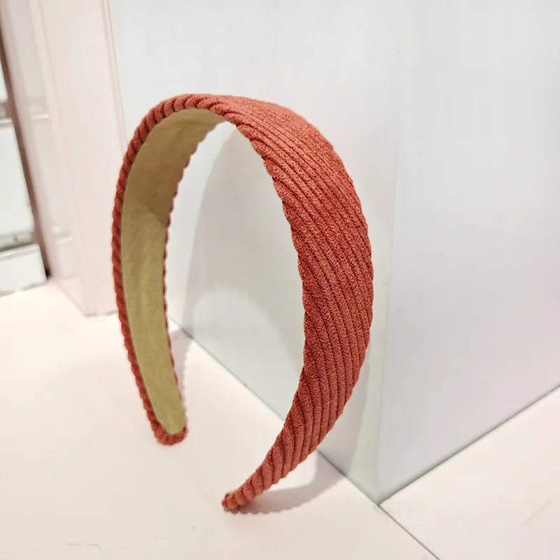 

New Women Elegant Solid Color Cloth Art Hairbands Sweet Headband Hair Bundle Lady Hair Hoops Fashion Accessories