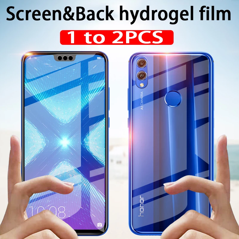 Гидрогелевая пленка для задней панели Huawei Honor 8X 8C Play 8A Prime Pro Honor8 s a x c мягкая